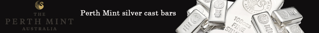 Perth Mint Silver cast bars