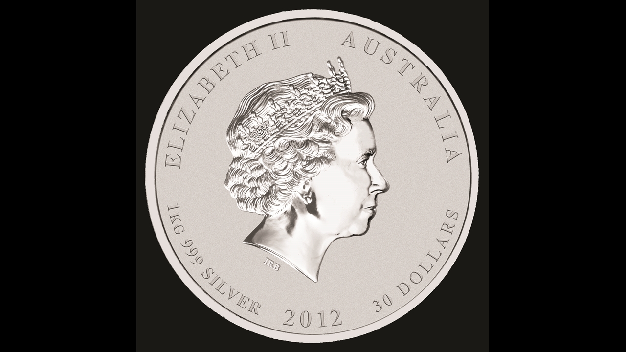 Bullion List - Silver - 1kg Perth Mint Silver Lunar Dragon Colored