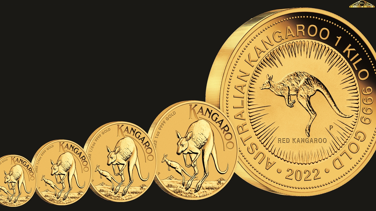 Bullion List Browse 1/2 oz Perth Mint Gold Kangaroo Coin 2022