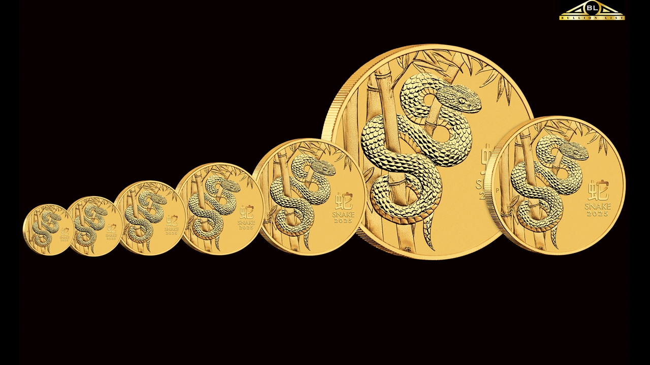 Bullion List Gold 1/10oz Gold Snake Coin 2025
