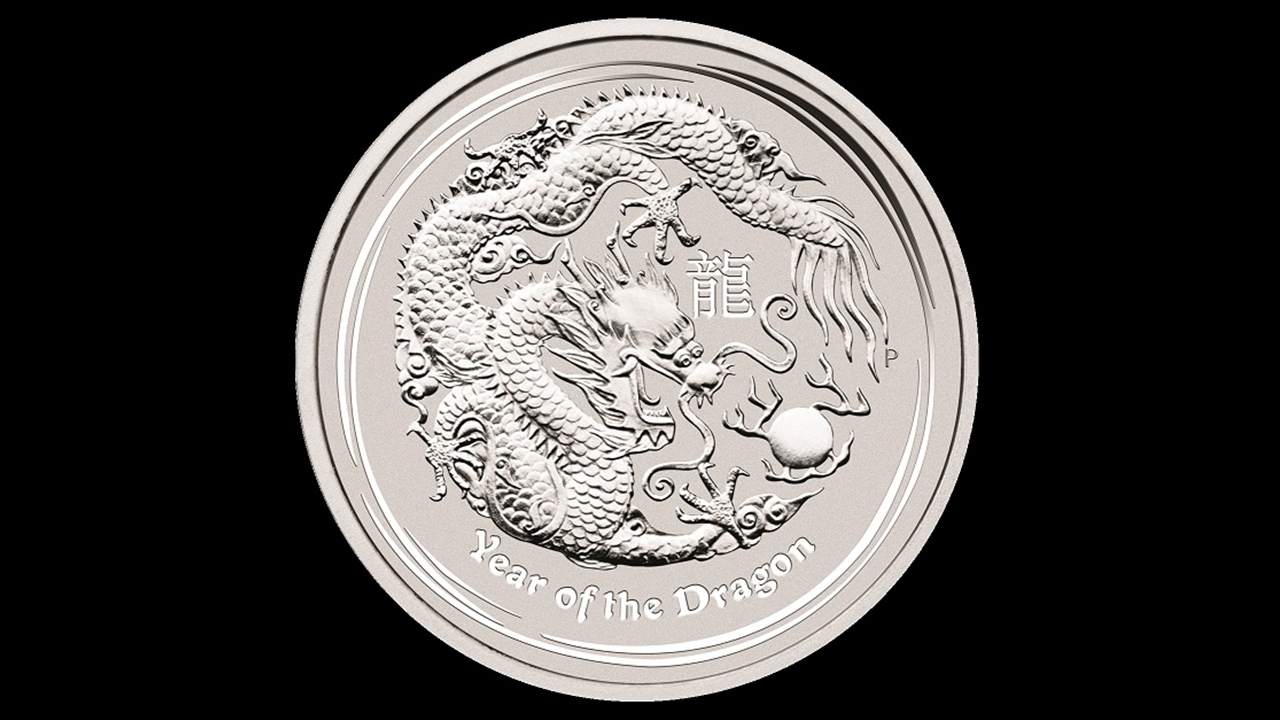 Bullion List - Browse - Silver Lunar - 1oz Silver Lunar Dragon 2012