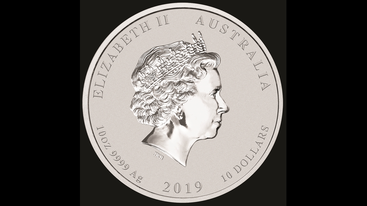 Bullion List - Silver - 10 oz Perth Mint Silver Lunar Pig 2019