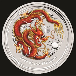 1kg PM Silver LunarDragonCoin 2012 (red) No Box PO