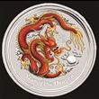 1kg Silver Lunar Dragon Coin 2012 (red) No Box