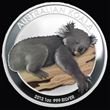 1oz Silver Koala Colored Coin 2012