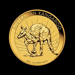 1oz Gold Kangaroo 2011