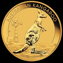 1oz Gold Kangaroo 2012