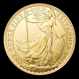 1oz Gold Britannia 2013