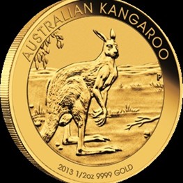 1/2 oz Gold Kangaroo 2013