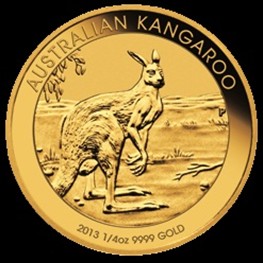 1/4 oz Gold Kangaroo 2013