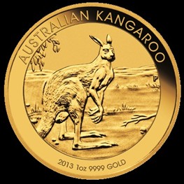 1oz Gold Kangaroo 2013