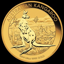 1/4 oz Gold Kangaroo 2014