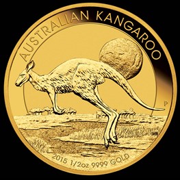 1/2 oz Gold Kangaroo 2015