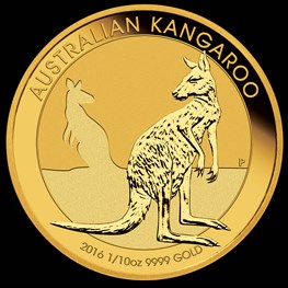 1/10 oz Gold Kangaroo 2016