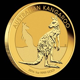 1oz Gold Kangaroo 2016