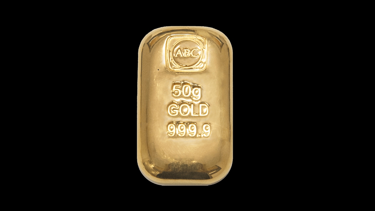 Bullion List Gold ABC Buy 50 g ABC Bullion Gold Cast Bar
