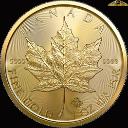 1oz Royal Canadian Mint Gold Maple Leaf 