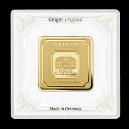 50g Gold Geiger Square Bar (Capsule)