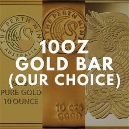 10oz Gold Bar (Our Choice)