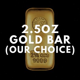 2.5oz Gold Bar (Our Choice)