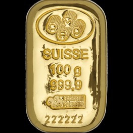 100g PAMP Gold Bar 'Cast' pre order