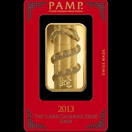 100g Gold PAMP 'Snake'