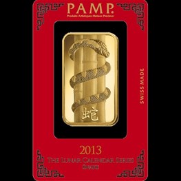 1oz Gold PAMP 'Snake'