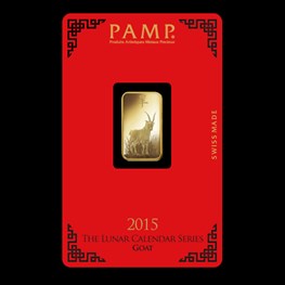 5g Gold PAMP Lunar Goat