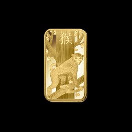 100g Gold PAMP Lunar 'Monkey'