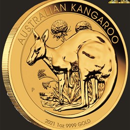 1oz Perth Mint Gold Kangaroo Coin