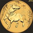 1/20oz Perth Mint Gold Ox Coin 2021 