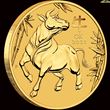 1/10oz Perth Mint Gold Ox Coin 2021  