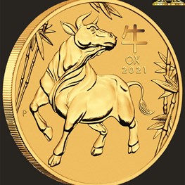 1oz Perth Mint Gold Ox Coin 2021