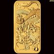 1oz Perth Mint Gold Rectangular Dragon 2022