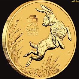 1/10oz Perth Mint Gold Rabbit Coin 2023