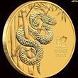 1/2oz Perth Mint Gold Snake Coin 2025 