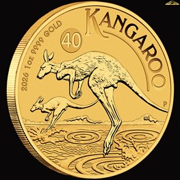 1oz Perth Mint Gold Kangaroo Coin 2026 NEW
