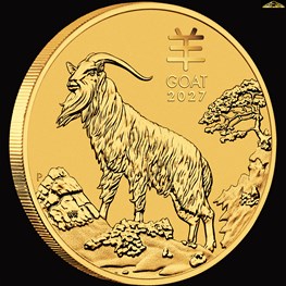 1/20oz Perth Mint Gold Goat Coin 2027 NEW