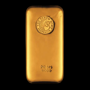 20oz Perth Mint Gold Bar 'Cast' pre order