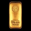 2.5oz Gold Perth Mint Bar 'Cast'