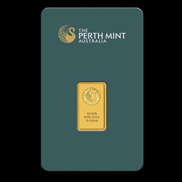 10g Perth Mint Gold Bar (Certicard)