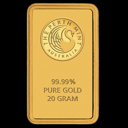 20g Perth Mint Gold Bar (Certicard)