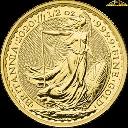 1/2oz Royal Mint Britannia Gold Coin 2022