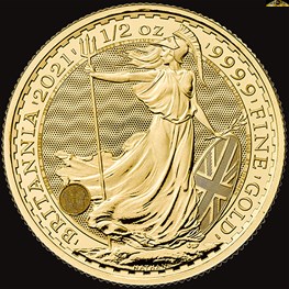 1/2oz Royal Mint Britannia Gold Coin 2021