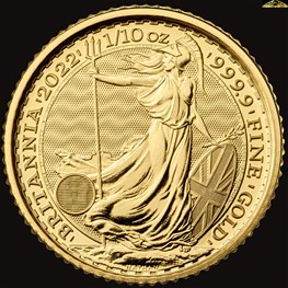 1/10oz Royal Mint Britannia Gold Coin