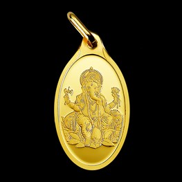 2.5g PAMP Minted Gold Pendant 'Ganesh'