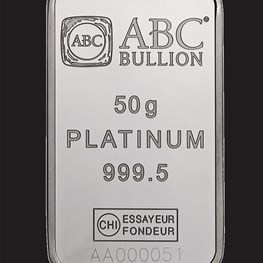 50g ABC Platinum Minted Tablet