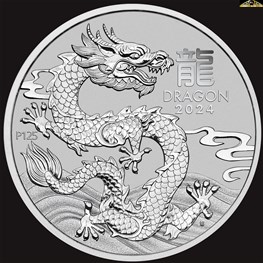 1oz Perth Mint Platinum Dragon Coin 2024