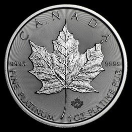 1oz Royal Canadian Mint Platinum Maple Leaf 2019