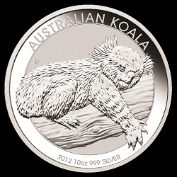 10oz Silver Koala 2012